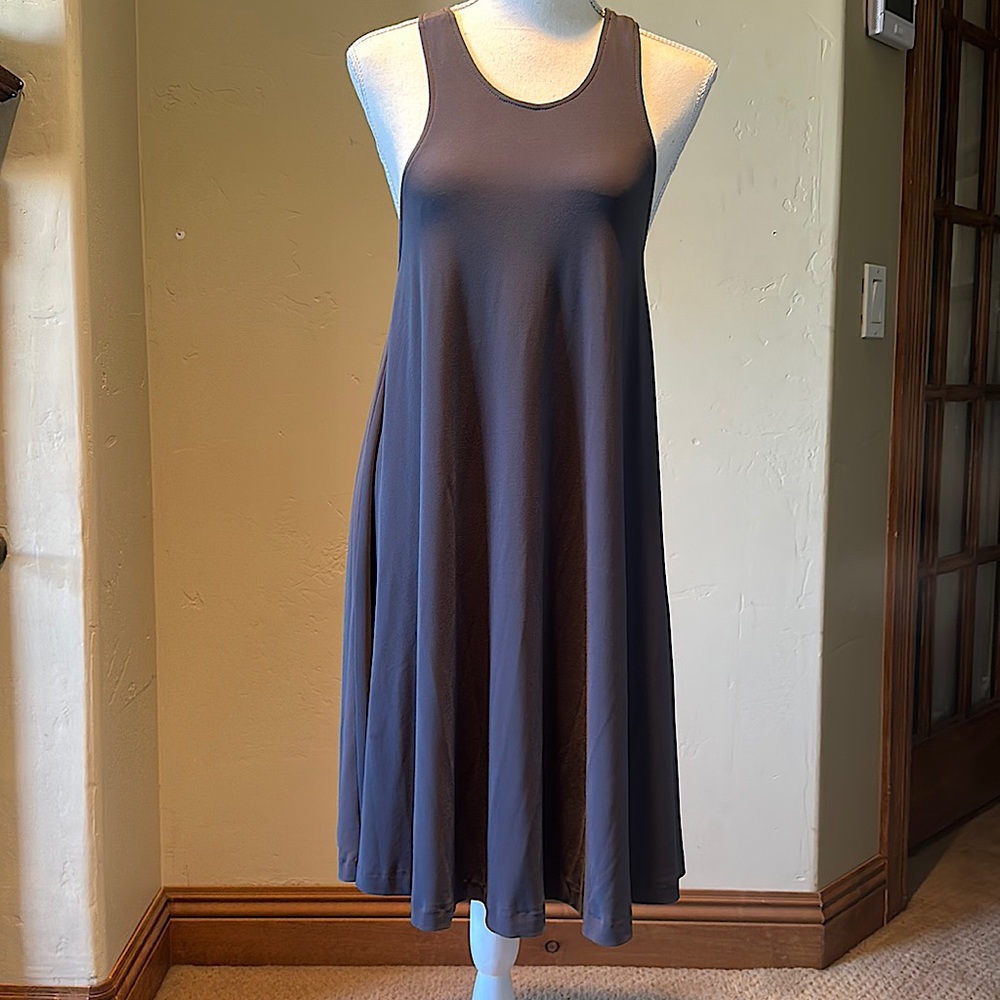 Norma Kamali Dark Grey tank dress